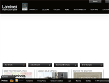 Tablet Screenshot of laminex.co.nz